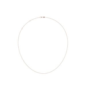 Losse ketting roségoud