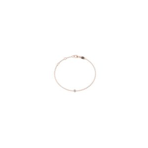 Rose gold baby and children's diamond bracelet